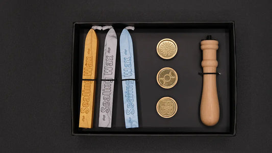 Spiritual Sealing Wax/Seal Set on the black background.